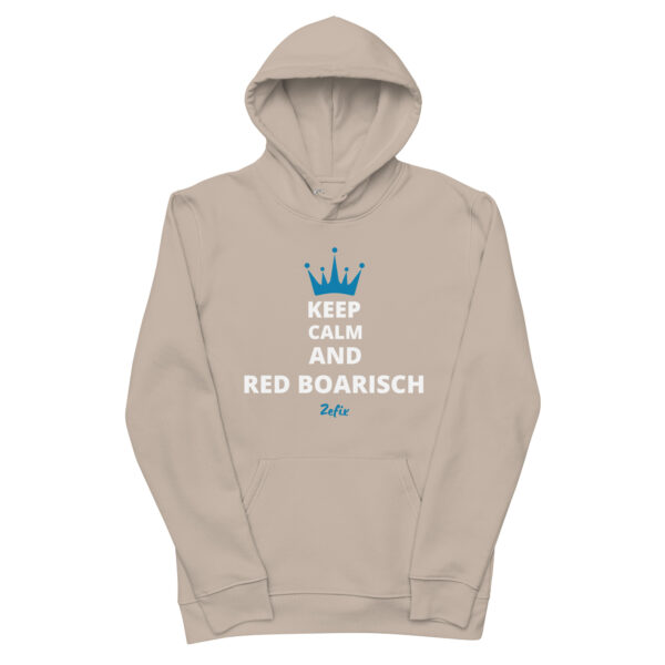 RED BOARISCH, zefix! Umweltfreundlicher Unisex-Kapuzenpullover