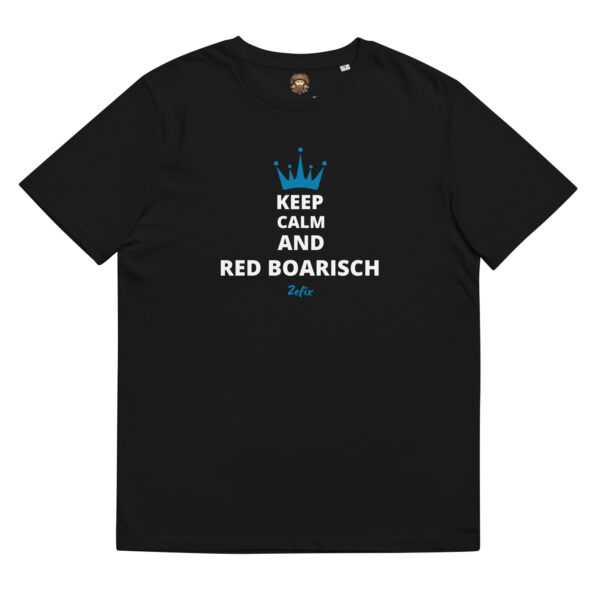 RED BOARISCH, zefix! Unisex-Bio-Baumwoll-T-Shirt - Print