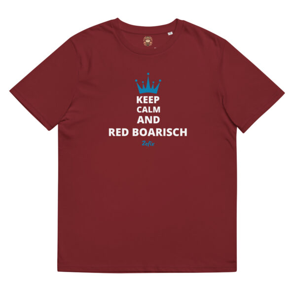RED BOARISCH, zefix! Unisex-Bio-Baumwoll-T-Shirt - Print – Bild 4