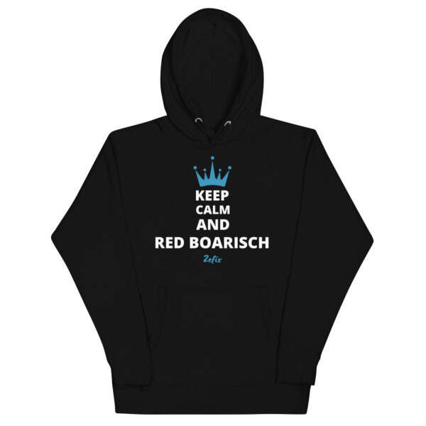 RED BOARISCH, zefix! Unisex-Kapuzenpullover – Bild 2