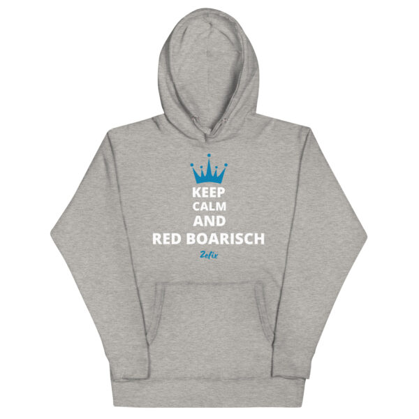 RED BOARISCH, zefix! Unisex-Kapuzenpullover – Bild 3